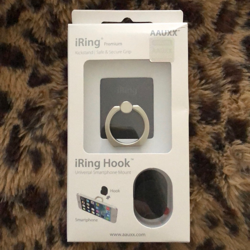 ✔️iRing Hook Black Kickstand | Smartphone Mount
